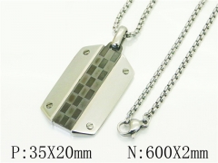 HY Wholesale Necklaces Stainless Steel 316L Jewelry Necklaces-HY41N0308HME