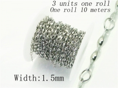 HY Wholesale 316 Stainless Steel Jewelry Cheap Long Chain-HY70AE2406KLQ