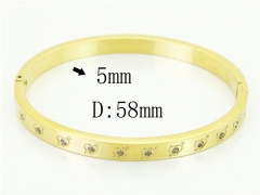 HY Wholesale Bangles Jewelry Stainless Steel 316L Popular Bangle-HY14B0273HJS