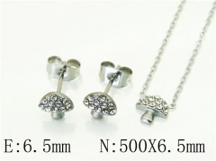 HY Wholesale Jewelry Set 316L Stainless Steel jewelry Set-HY25S0774OB