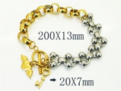 HY Wholesale Bracelets 316L Stainless Steel Jewelry Bracelets-HY21B0604HNQ
