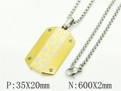 HY Wholesale Necklaces Stainless Steel 316L Jewelry Necklaces-HY41N0309HMX