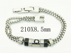 HY Wholesale Bracelets 316L Stainless Steel Jewelry Bracelets-HY41B0167HMY