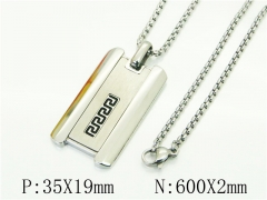 HY Wholesale Necklaces Stainless Steel 316L Jewelry Necklaces-HY41N0312HKX