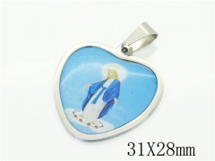 HY Wholesale Pendant Jewelry 316L Stainless Steel Jewelry Pendant-HY12P1779SIL