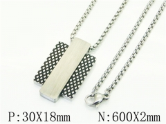 HY Wholesale Necklaces Stainless Steel 316L Jewelry Necklaces-HY41N0310HJC
