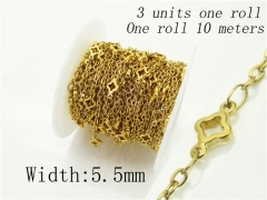 HY Wholesale 316 Stainless Steel Jewelry Cheap Long Chain-HY70AE2445OQW
