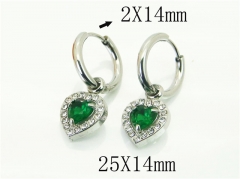 HY Wholesale Earrings 316L Stainless Steel Earrings Jewelry-HY25E0765BPL