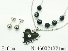 HY Wholesale Jewelry Set 316L Stainless Steel jewelry Set-HY91S1812HEE