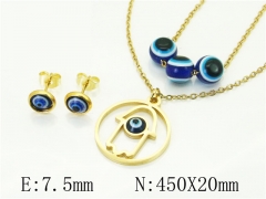 HY Wholesale Jewelry Set 316L Stainless Steel jewelry Set-HY12S1322VNL