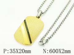 HY Wholesale Necklaces Stainless Steel 316L Jewelry Necklaces-HY41N0299HKS