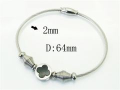 HY Wholesale Bangles Jewelry Stainless Steel 316L Popular Bangle-HY24B0229H45