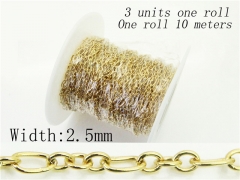 HY Wholesale 316 Stainless Steel Jewelry Cheap Long Chain-HY70A2547HKDS