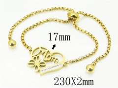 HY Wholesale Bracelets 316L Stainless Steel Jewelry Bracelets-HY43B0156SML