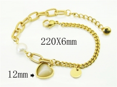 HY Wholesale Bracelets 316L Stainless Steel Jewelry Bracelets-HY25B0364HJR