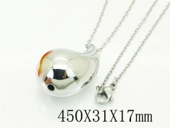 HY Wholesale Necklaces Stainless Steel 316L Jewelry Necklaces-HY65N0020LQ