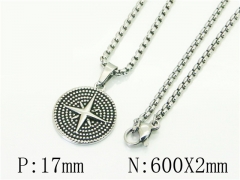 HY Wholesale Necklaces Stainless Steel 316L Jewelry Necklaces-HY41N0295HGG