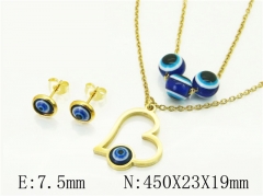HY Wholesale Jewelry Set 316L Stainless Steel jewelry Set-HY12S1334WNL