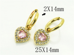HY Wholesale Earrings 316L Stainless Steel Earrings Jewelry-HY25E0768HWL