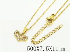 HY Wholesale Necklaces Stainless Steel 316L Jewelry Necklaces-HY12N0668OW