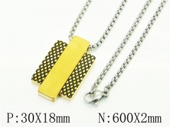 HY Wholesale Necklaces Stainless Steel 316L Jewelry Necklaces-HY41N0311HKF