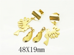 HY Wholesale Earrings 316L Stainless Steel Earrings Jewelry-HY92E0172HIW