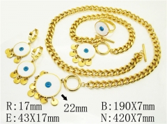 HY Wholesale Jewelry Set 316L Stainless Steel jewelry Set-HY50S0447JEE