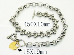 HY Wholesale Necklaces Stainless Steel 316L Jewelry Necklaces-HY21N0207HNW