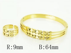 HY Wholesale Bangles Jewelry Stainless Steel 316L Popular Bangle-HY80B1813HOE