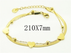 HY Wholesale Bracelets 316L Stainless Steel Jewelry Bracelets-HY43B0166NQ