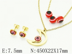 HY Wholesale Jewelry Set 316L Stainless Steel jewelry Set-HY12S1308WNL