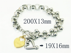 HY Wholesale Bracelets 316L Stainless Steel Jewelry Bracelets-HY21B0615HLX