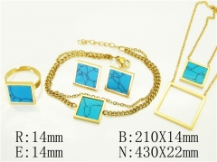 HY Wholesale Jewelry Set 316L Stainless Steel jewelry Set-HY50S0466HLS
