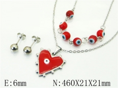 HY Wholesale Jewelry Set 316L Stainless Steel jewelry Set-HY91S1814HWW