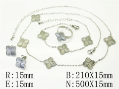 HY Wholesale Jewelry Set 316L Stainless Steel jewelry Set-HY50S0422IOG