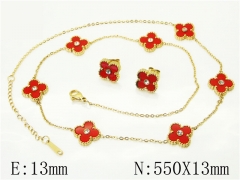 HY Wholesale Jewelry Set 316L Stainless Steel jewelry Set-HY50S0413HLS