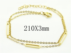 HY Wholesale Bracelets 316L Stainless Steel Jewelry Bracelets-HY25B0360HDD
