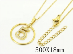 HY Wholesale Necklaces Stainless Steel 316L Jewelry Necklaces-HY12N0720DOL