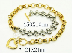 HY Wholesale Necklaces Stainless Steel 316L Jewelry Necklaces-HY21N0190HPR