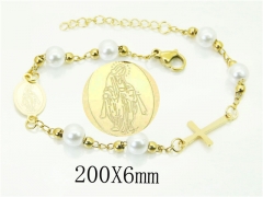 HY Wholesale Bracelets 316L Stainless Steel Jewelry Bracelets-HY76B2051WLL
