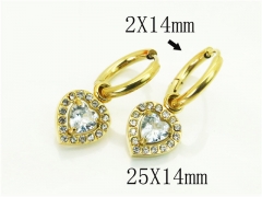 HY Wholesale Earrings 316L Stainless Steel Earrings Jewelry-HY25E0767HEL
