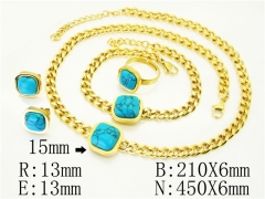 HY Wholesale Jewelry Set 316L Stainless Steel jewelry Set-HY50S0446JRR