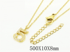 HY Wholesale Necklaces Stainless Steel 316L Jewelry Necklaces-HY12N0711OC