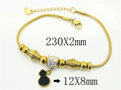 HY Wholesale Bracelets 316L Stainless Steel Jewelry Bracelets-HY24B0249HKL