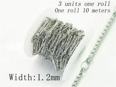 HY Wholesale 316 Stainless Steel Jewelry Cheap Long Chain-HY70AE2388KLS