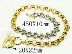 HY Wholesale Necklaces Stainless Steel 316L Jewelry Necklaces-HY21N0191HPT