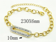 HY Wholesale Bracelets 316L Stainless Steel Jewelry Bracelets-HY25B0362HSL