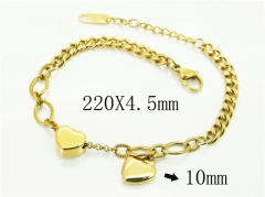 HY Wholesale Bracelets 316L Stainless Steel Jewelry Bracelets-HY25B0367HKS