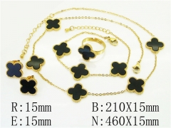 HY Wholesale Jewelry Set 316L Stainless Steel jewelry Set-HY50S0433IOS