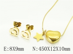 HY Wholesale Jewelry Set 316L Stainless Steel jewelry Set-HY45S0021WPL